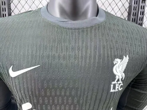 2024/2025 Langarm Liverpool Auswärts Spielerversion Fußballtrikot  — view 4