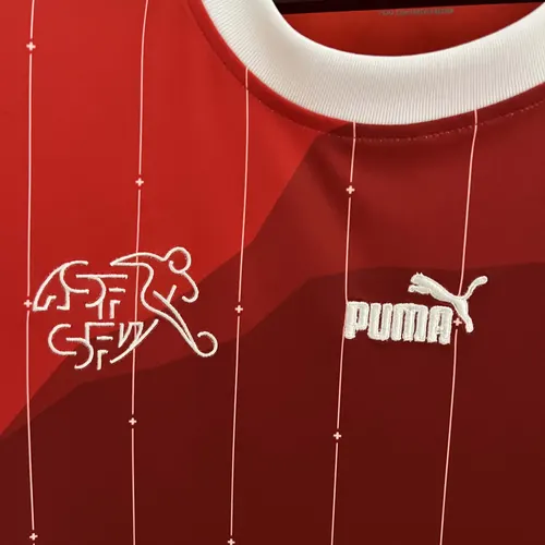 Camisa de Futebol Casa Suíça 2023  — view 5