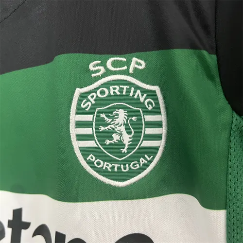 2024/2025 Sporting Lisbon Home Football Jersey Shirt  Kids Size — view 7