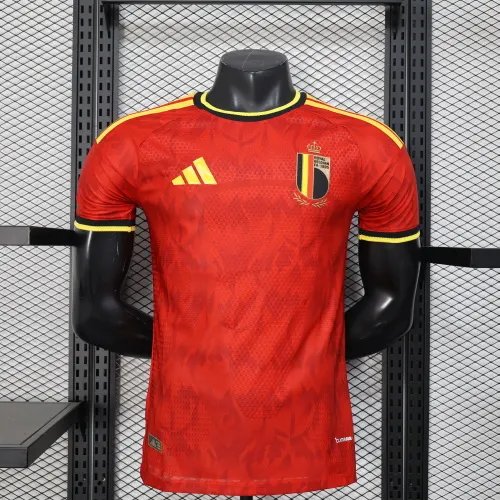 2026 Spielerversion Belgien Nationalmannschaft Heim-Fußballtrikot  