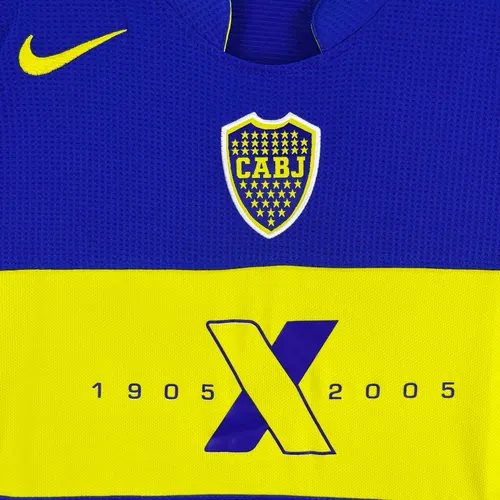 2005 Retro Boca Juniors 100. Jubiläums Edition Fußballtrikot   — view 4