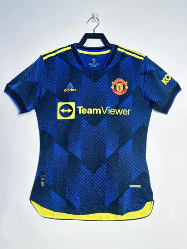 2021-2022 Retro Manchester United Dritt-Auswärts-Trikot  — view 1
