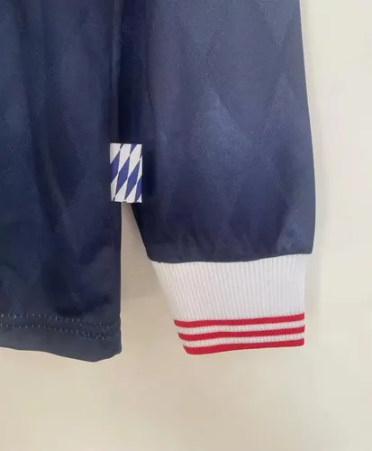 Maillot de football rétro domicile Bayern Munich à manches longues 1997/1999 lande — view 6