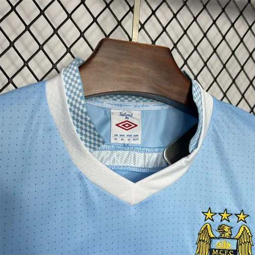 2011/2012 Retro Manchester City Heim Fußballtrikot AAA fan-gradät — view 4