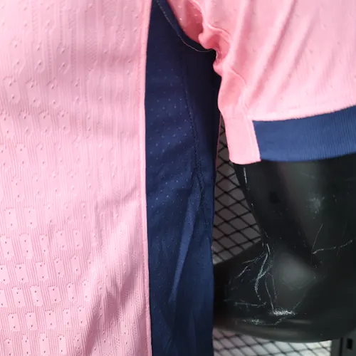 2025/2026 Player Version Barcelona pink No Football Jersey  — view 8