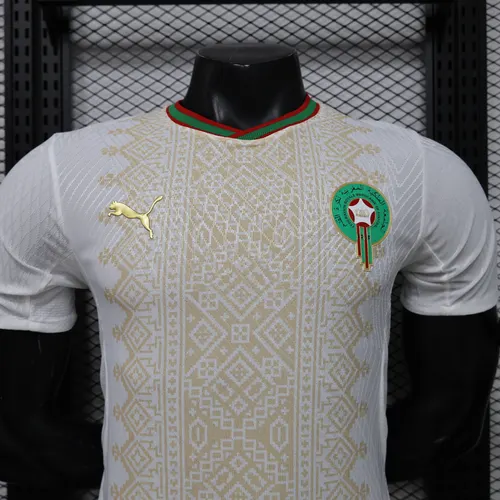 2026 Spielerversion Marokko Nationalmannschaft Auswärtstrikot AAA Fanqualität — view 3