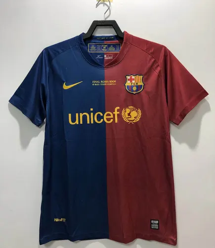 2008/2009 Retro Barcelona Fußballtrikot Heim Champions League