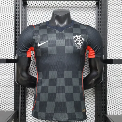2026 Player Version Croatia National Team Special Edition Black Football Jersey  