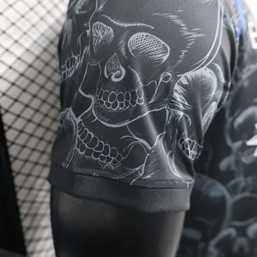 Camisa de Futebol Preta Edição Especial Halloween Napoli Versão Jogador 2023/2024  — view 6