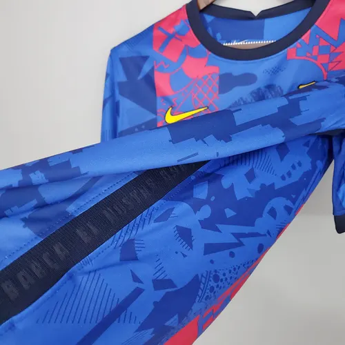 Barcelona Camiseta de Fútbol 2021/2022  Tercera Suplente — view 8