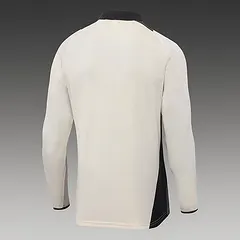 Conjunto Treino Real Madrid Bege Meia-Puxa Camisa Futebol 2024/2025  — view 4