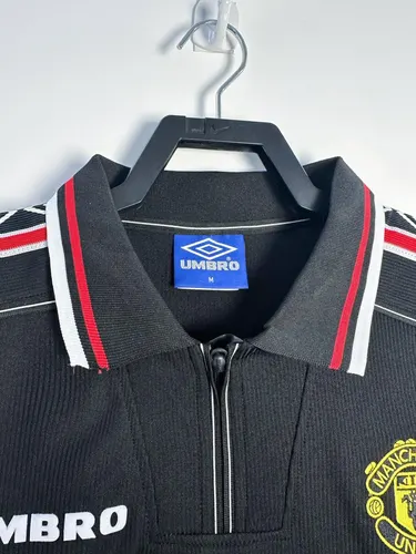1998-1999 Retro Long Sleeve Manchester United Away Football Shirt  — view 3