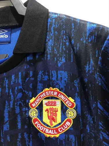 1993 Retro Manchester United blue Football Shirt  — view 5