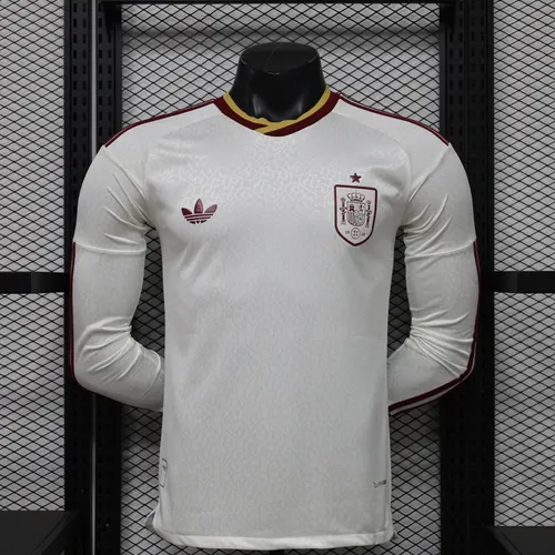 2026 Player Version Spain National Team Away Long Sleeve Football Shirt 