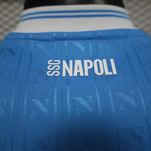 2025/2026 Player Version Napoli Home Soccer Jersey   — view 4