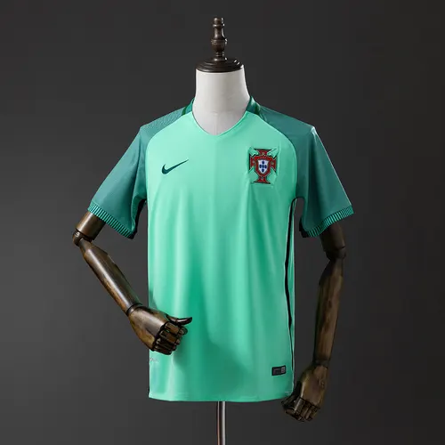 Camisa de Futebol Retro 2016 Portugal Away AAA qualidade fã — view 1