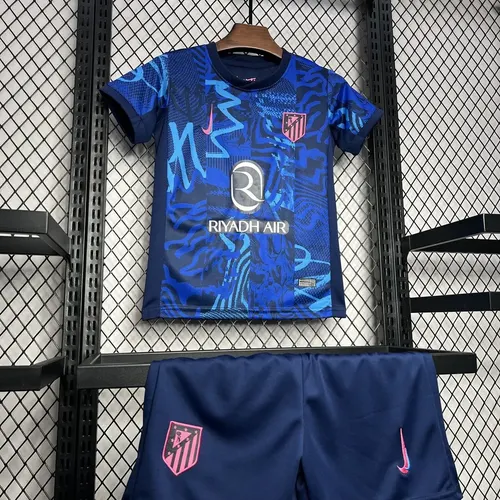 2024/2025 Atletico Madrid Tercera Camiseta Visitante Calidad Thai Talla Infantil — view 3