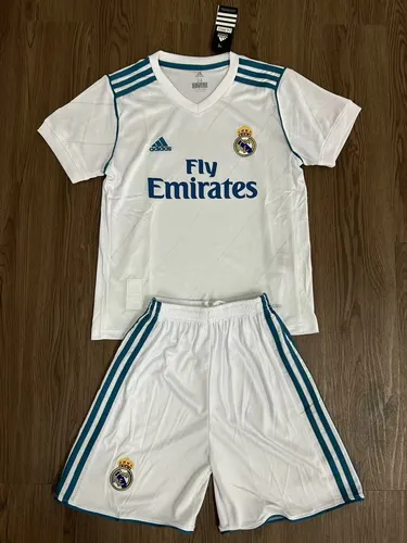 2017/2018 Rétro Real Madrid Maillot Domicile Football  Taille Enfant — view 1