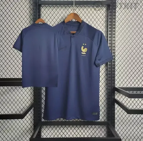 2022 Frankreich Heimtrikot (Fans Version) Erwachsen AAA Fan-Qualität — view 3