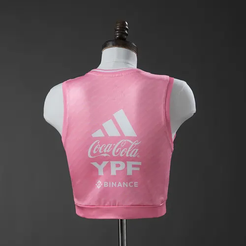 2026 Argentinien Heim Damen Weste Pink AAA Fan-Qualität — view 2
