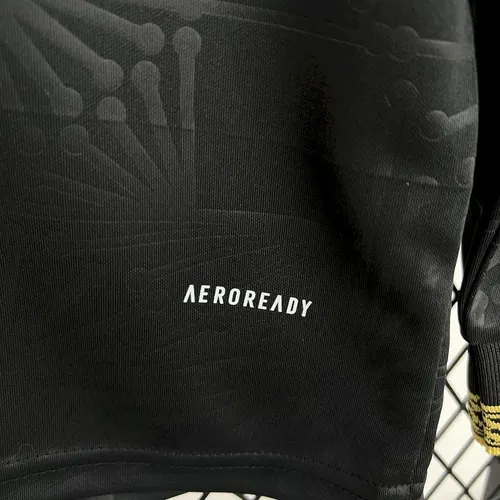 2025 Langarm Mexiko National Trophäenausgabe schwarzes Fußballtrikot AAA Fan-Qualität — view 6