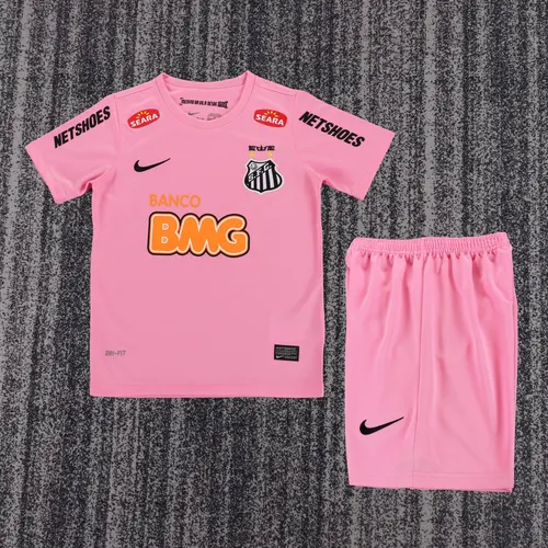 Camisa de Futebol Rosa Retro Santos 2012/2013   Tamanho Infantil — view 1
