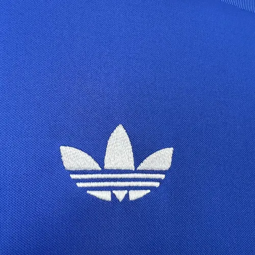 Camisa Versão Jogador Manga Longa Azul Edição Conjunta Manchester United 2024/2025  — view 5