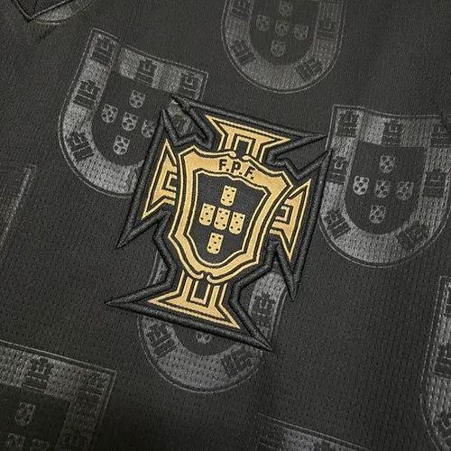 2026 Portugal Sonderausgabe Schwarz Fußballtrikot   — view 6