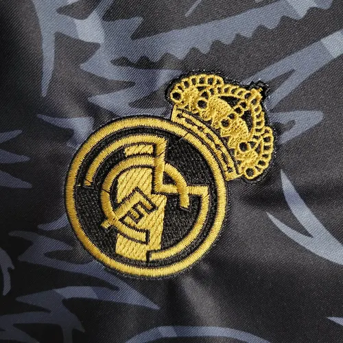 Camisa de Futebol Real Madrid Dragão Chinês Preta 2023/2024 — view 5