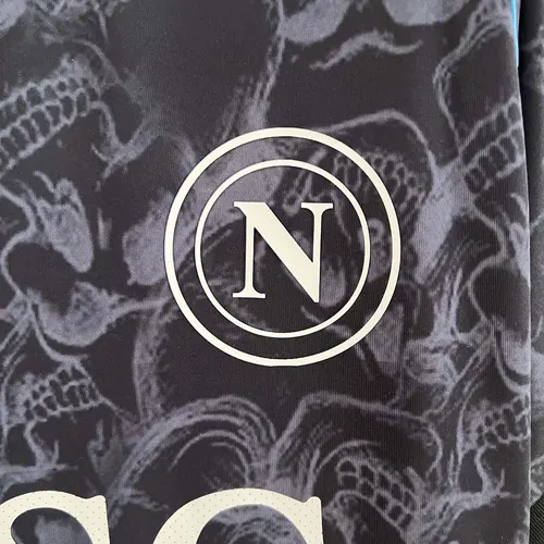 2023/2024 Napoli Halloween Special Edition Black Soccer Jersey  — view 7