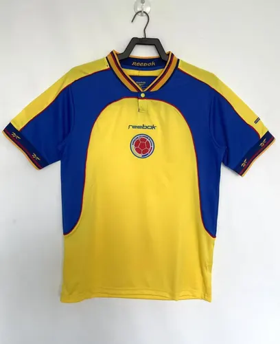 Maillot de football rétro domicile Colombie 2001 lande — view 1