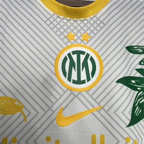 Camiseta de Fútbol Edición Especial Inter Milan Amarilla 2024/2025 Calidad Thai — view 5