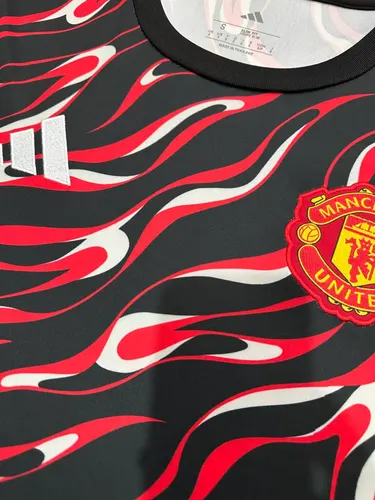 Maillot d'avant-match Manchester United 2025/2026 01 Football Jersey  — view 4