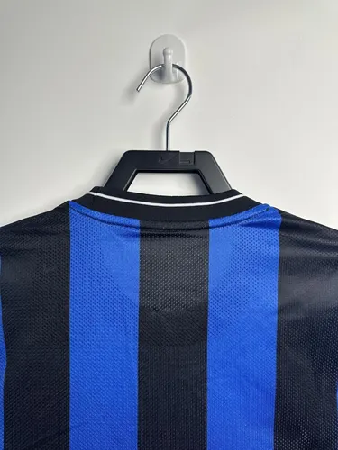 2009/2010 Retro Long Sleeve Inter Milan Home Football Jersey  — view 3