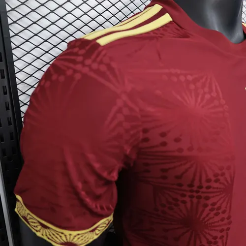 2025 Player Version Mexico National Gold cup Version Red Football Shirt  — view 3