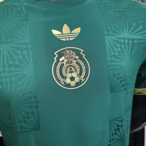 2025/2026 Versión Jugador México Nacional Edición Especial Verde Camiseta de Fútbol  — view 4