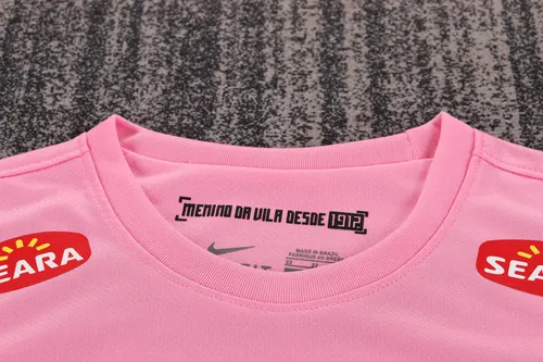 Camisa de Futebol Rosa Retro Santos 2012/2013   Tamanho Infantil — view 3