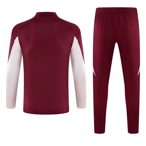 2024 Bayern Halbzug Trainingsanzug Rot Trikot Set  — view 2