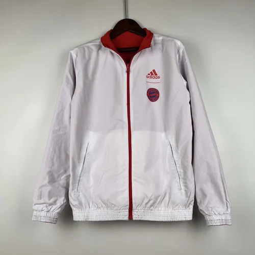 2023-2024 Bayern Munich Corta-Vento Reversível (Vermelho-Branco) Camisa de Futebol  — view 9
