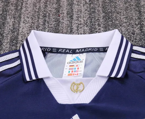 1998-1999 Retro Real Madrid Auswärts Fußballtrikot  Kindergröße — view 3