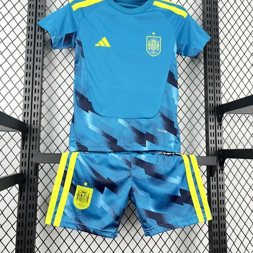 2026 Spain National Team Goalkeeper Football Shirt  Kids Size — view 6