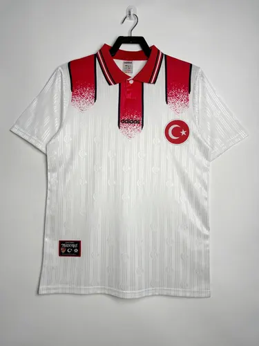 1996 Retro Türkiye National Team Away Football Shirt 
