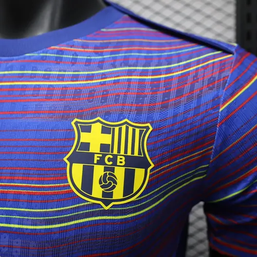 2025/2026 Camiseta de Fútbol Versión Jugador Barcelona Mono de Precompetición  — view 6