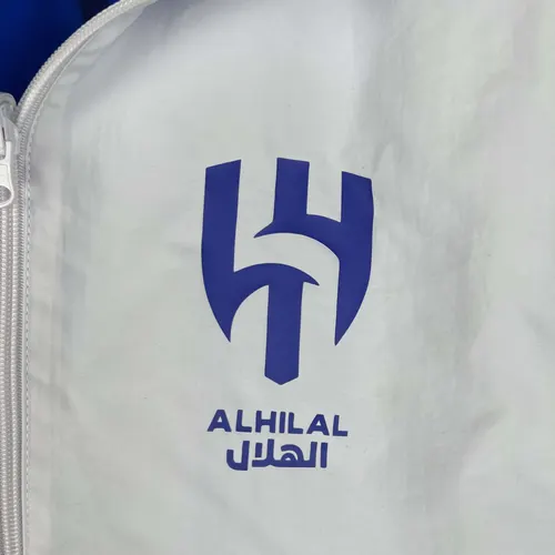 2023/2024 Al-Nassr Reversible Windbreaker(White-Blue)Soccer Jersey  — view 6