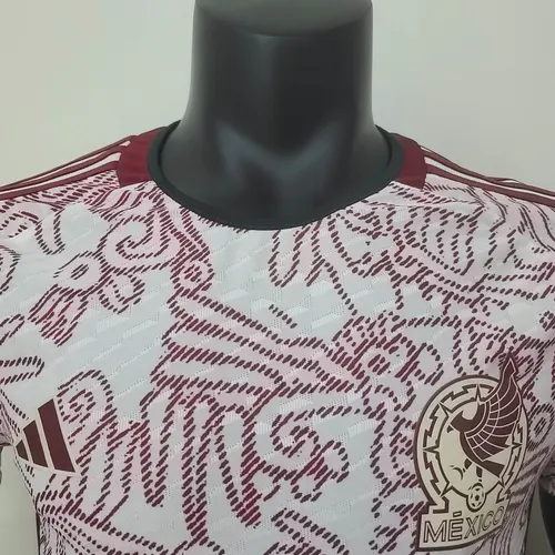 2022 FIFA World Cup Player Version Mexico Away Soccer Jersey — view 3