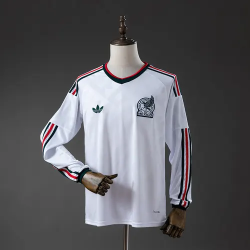 2026 Langarm Mexiko Nationalmannschaft Auswärts-Fußballtrikot AAA Fan-Qualität — view 3