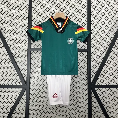 1992 Retro Deutschland Auswärts-Fußballtrikot AAA Fan-Qualität Kindergröße — view 1
