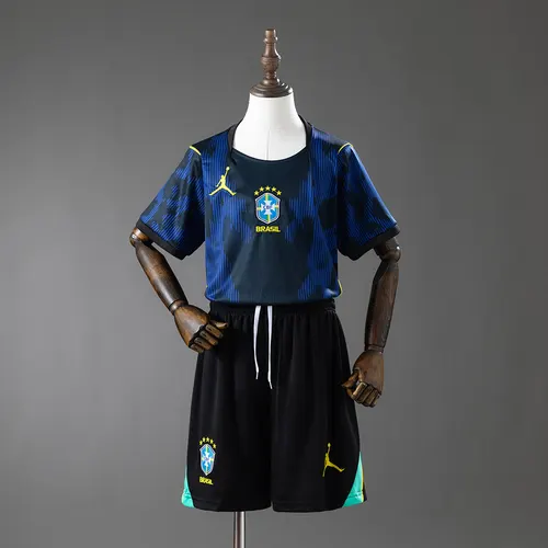 2026 Brazil Away Football Shirt  Kids Size — view 6