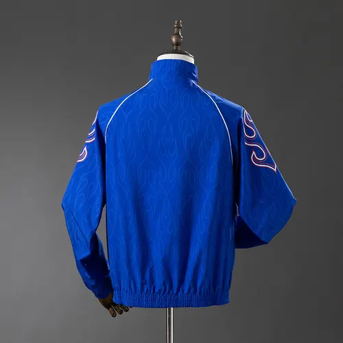 2025/2026 Trenchcoat Wendbar -Windbreaker-Blau&Weiß — view 4