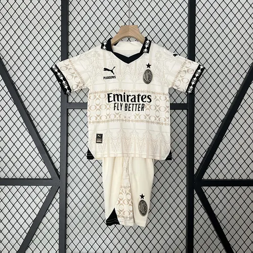 2023/2024 AC Milan قميص كرة قدم إصدار مشترك جودة تايلاندية مقاس أطفال — view 1